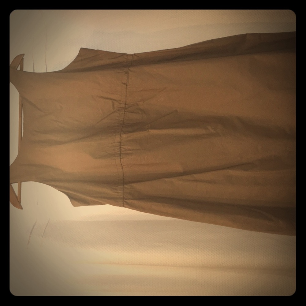 khaki jumper dress